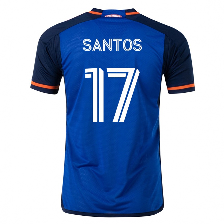 Mujer Fútbol Camiseta Sergio Santos #17 Azul 1ª Equipación 2023/24