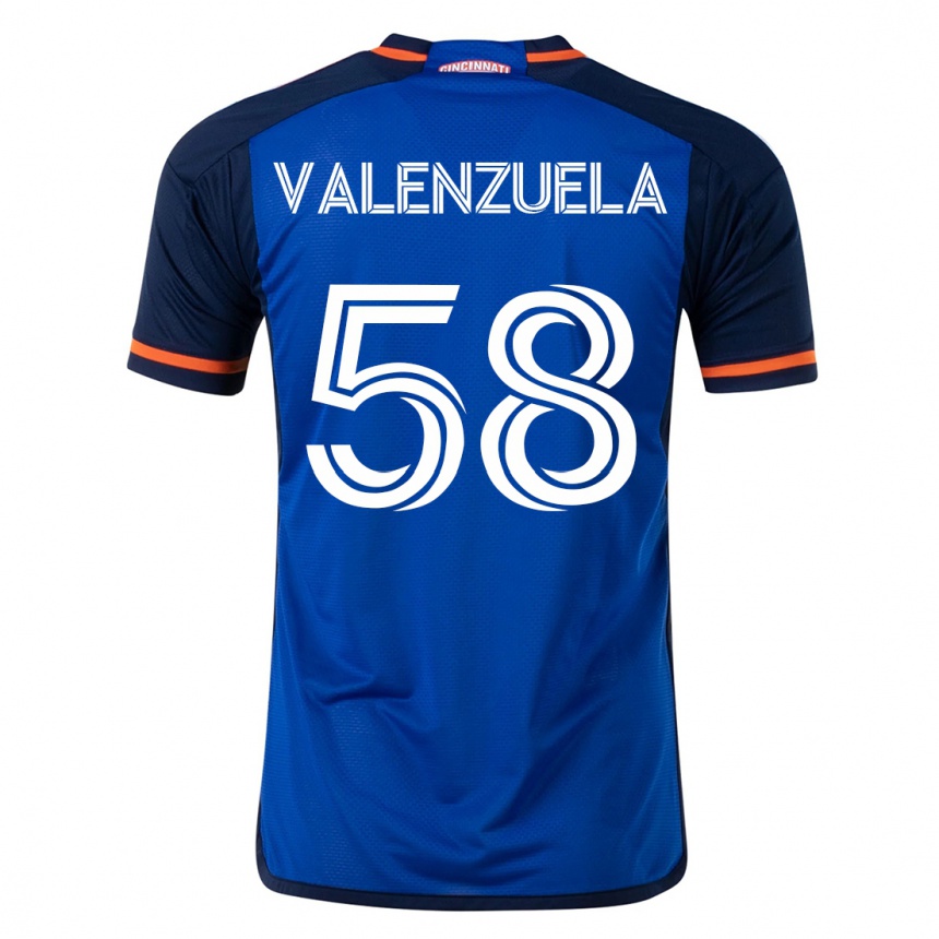 Mujer Fútbol Camiseta Gerardo Valenzuela #58 Azul 1ª Equipación 2023/24