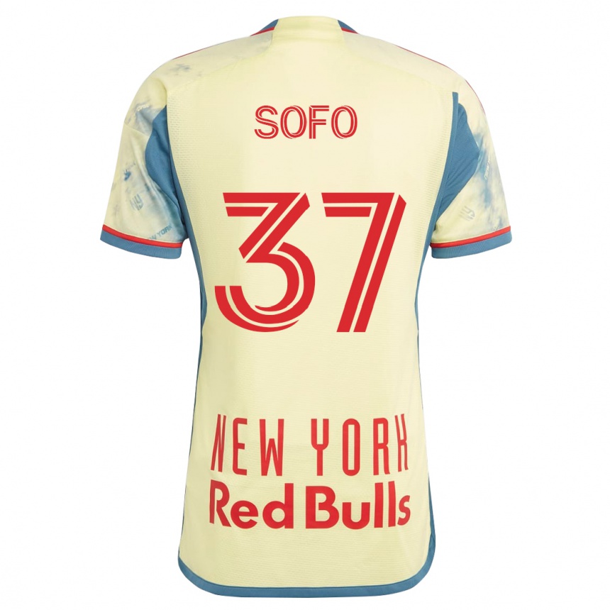 Mujer Fútbol Camiseta Mohammed Sofo #37 Amarillo 1ª Equipación 2023/24