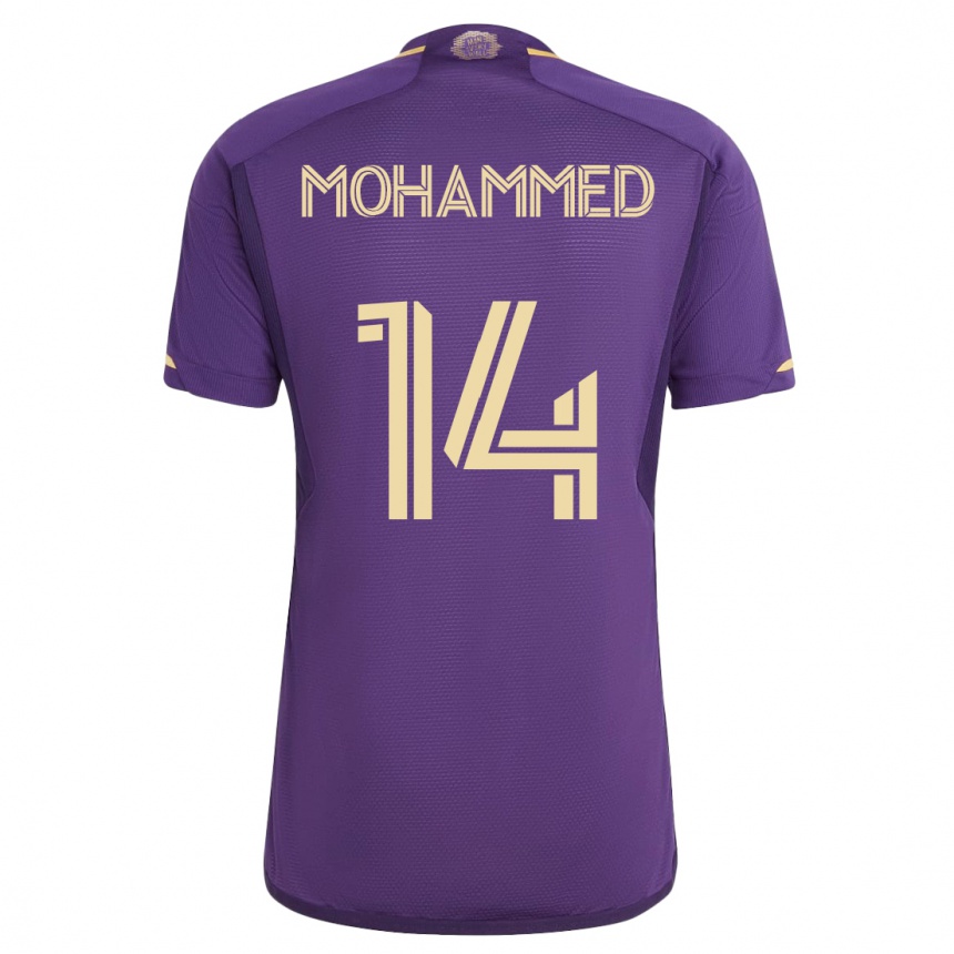 Mujer Fútbol Camiseta Shak Mohammed #14 Violeta 1ª Equipación 2023/24