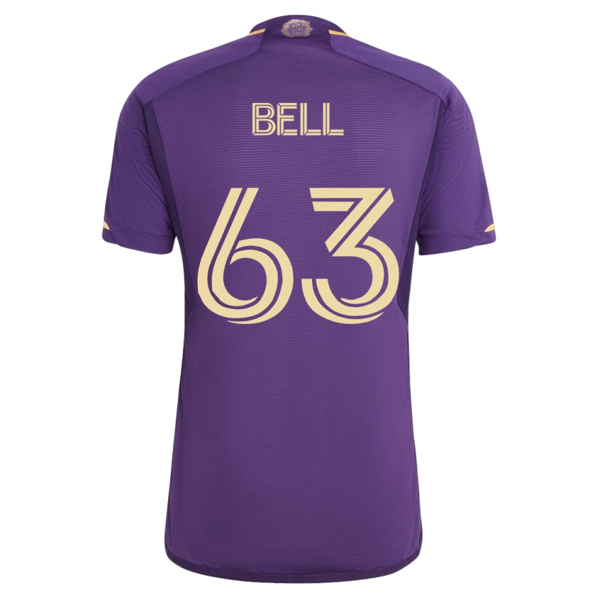 Mujer Fútbol Camiseta Dominic Bell #63 Violeta 1ª Equipación 2023/24
