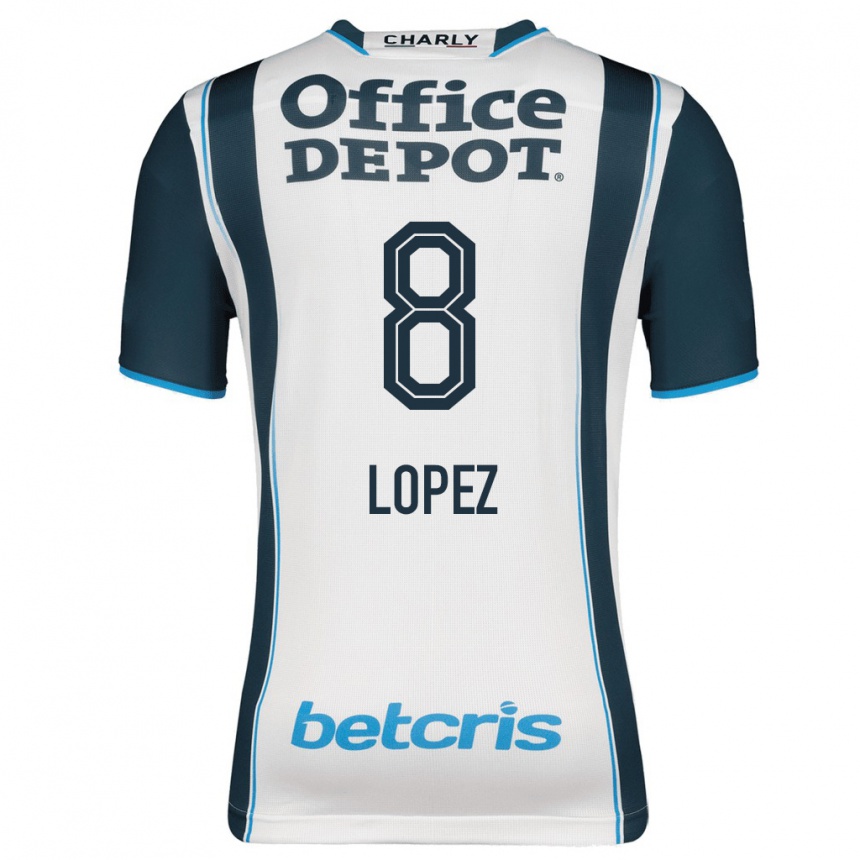 Mujer Fútbol Camiseta Javier Eduardo López #8 Armada 1ª Equipación 2023/24
