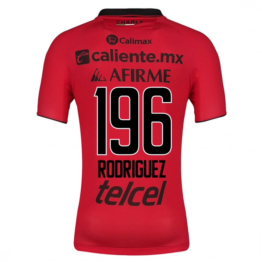 Mujer Fútbol Camiseta Prince Rodríguez #196 Rojo 1ª Equipación 2023/24
