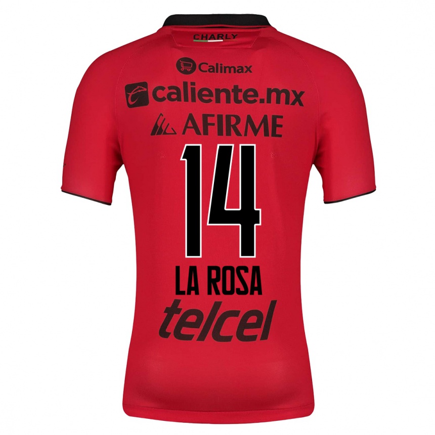 Mujer Fútbol Camiseta Joselyn De La Rosa #14 Rojo 1ª Equipación 2023/24