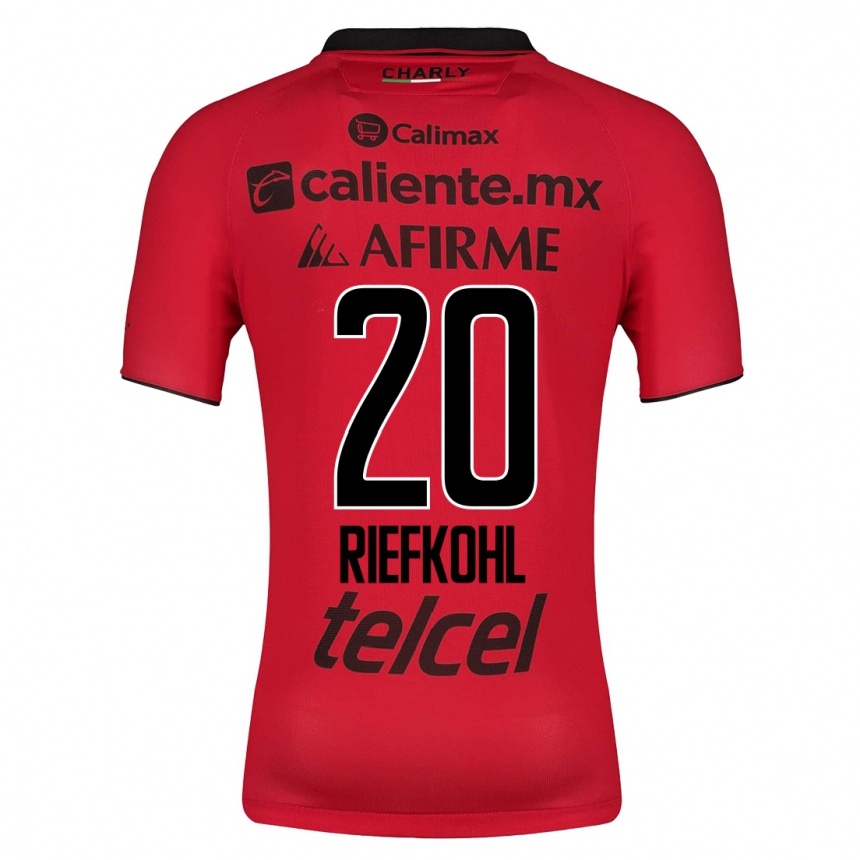 Mujer Fútbol Camiseta Luciana Riefkohl #20 Rojo 1ª Equipación 2023/24