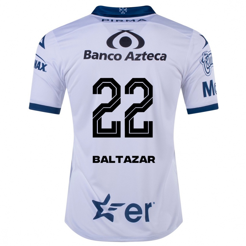 Mujer Fútbol Camiseta Carlos Baltazar #22 Blanco 1ª Equipación 2023/24