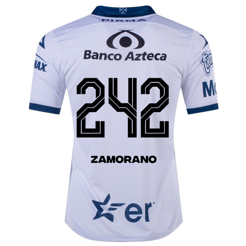 Mujer Fútbol Camiseta Leonardo Zamorano #242 Blanco 1ª Equipación 2023/24