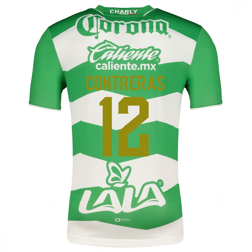 Mujer Fútbol Camiseta Karol Contreras #12 Verde 1ª Equipación 2023/24