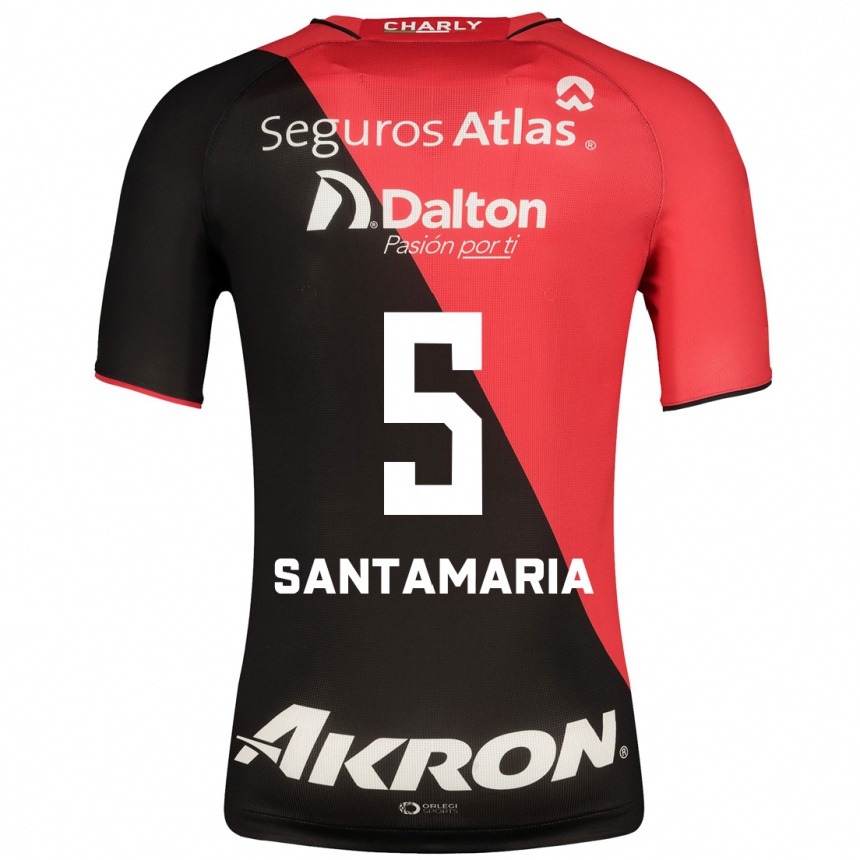Mujer Fútbol Camiseta Anderson Santamaría #5 Negro 1ª Equipación 2023/24
