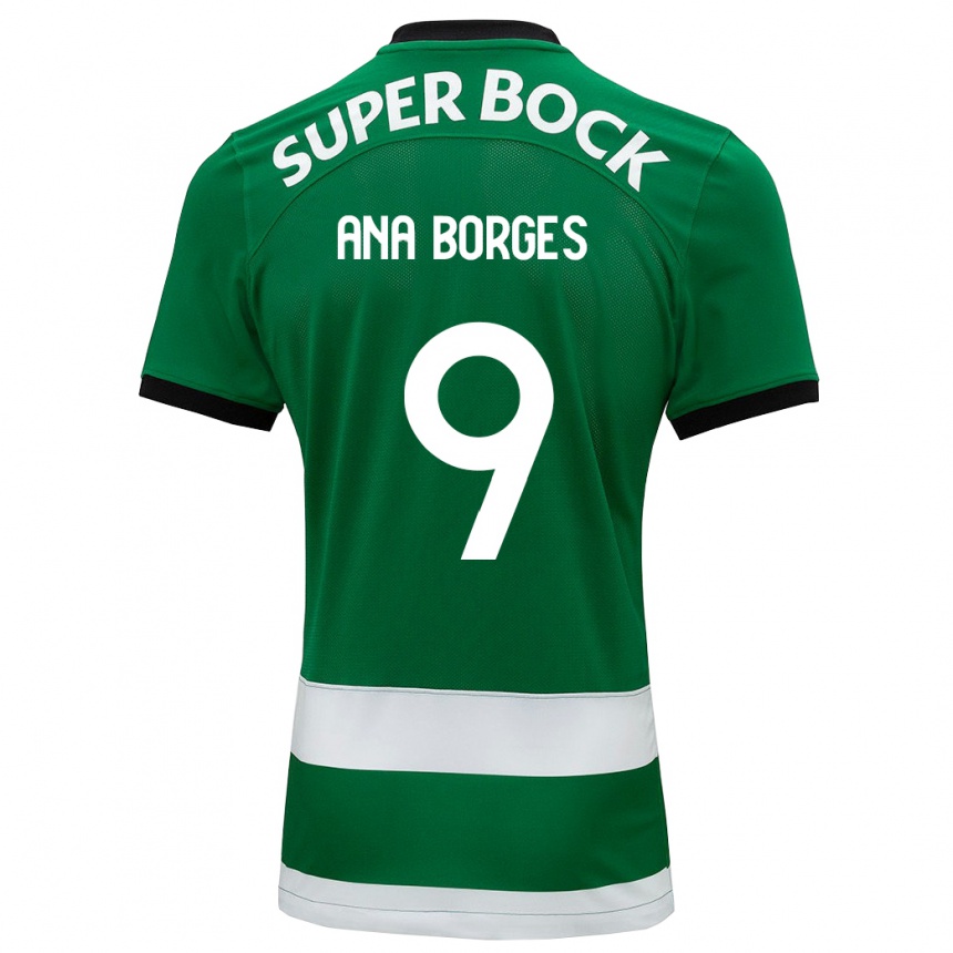 Mujer Fútbol Camiseta Ana Catarina Marques Borges #9 Verde 1ª Equipación 2023/24