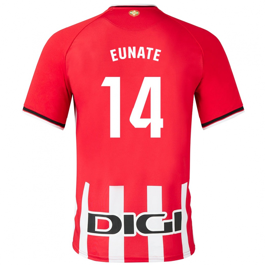 Mujer Fútbol Camiseta Eunate Arraiza Otazu #14 Rojo 1ª Equipación 2023/24