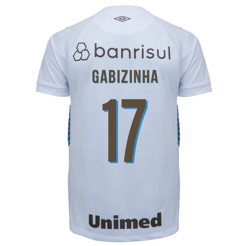 Mujer Fútbol Camiseta Gabizinha #17 Blanco 2ª Equipación 2023/24