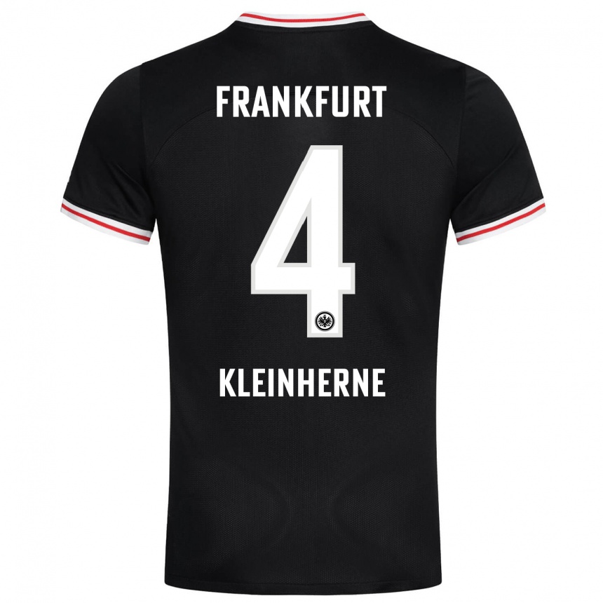 Mujer Fútbol Camiseta Sophia Kleinherne #4 Negro 2ª Equipación 2023/24