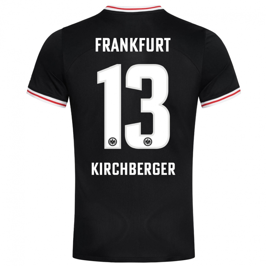 Mujer Fútbol Camiseta Virginia Kirchberger #13 Negro 2ª Equipación 2023/24