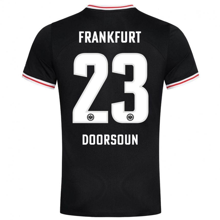 Mujer Fútbol Camiseta Sara Doorsoun-Khajeh #23 Negro 2ª Equipación 2023/24