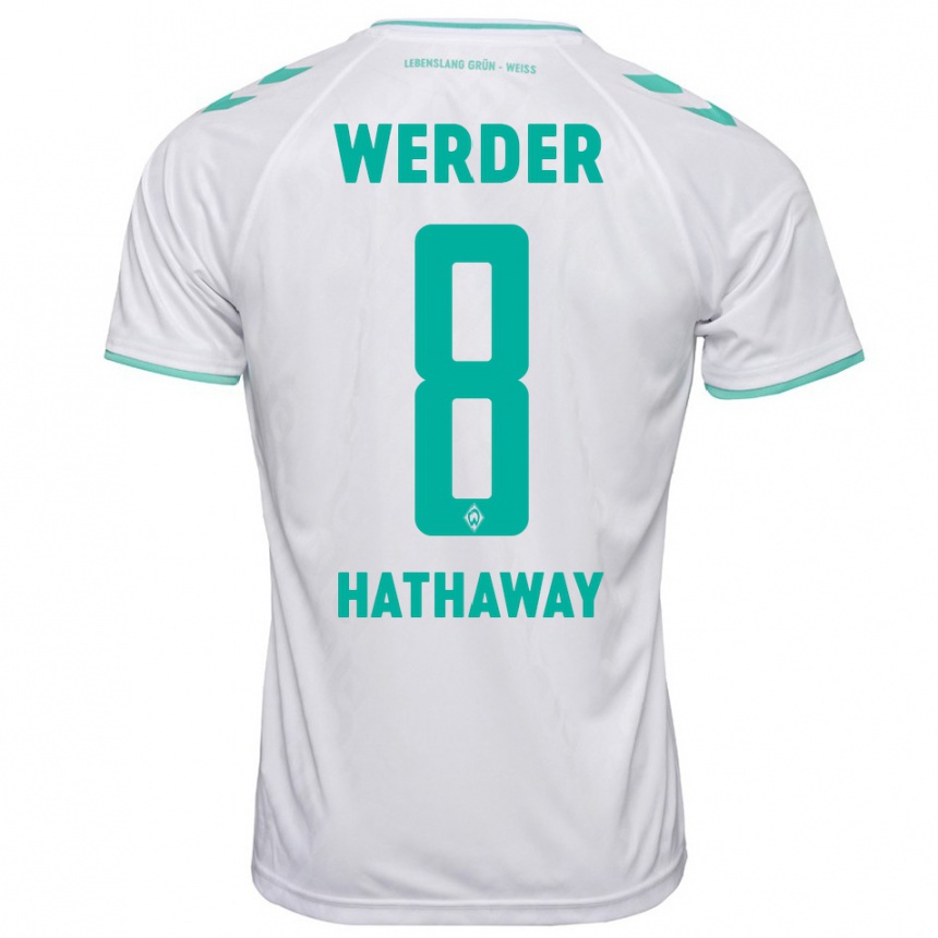 Mujer Fútbol Camiseta Max Hathaway #8 Blanco 2ª Equipación 2023/24