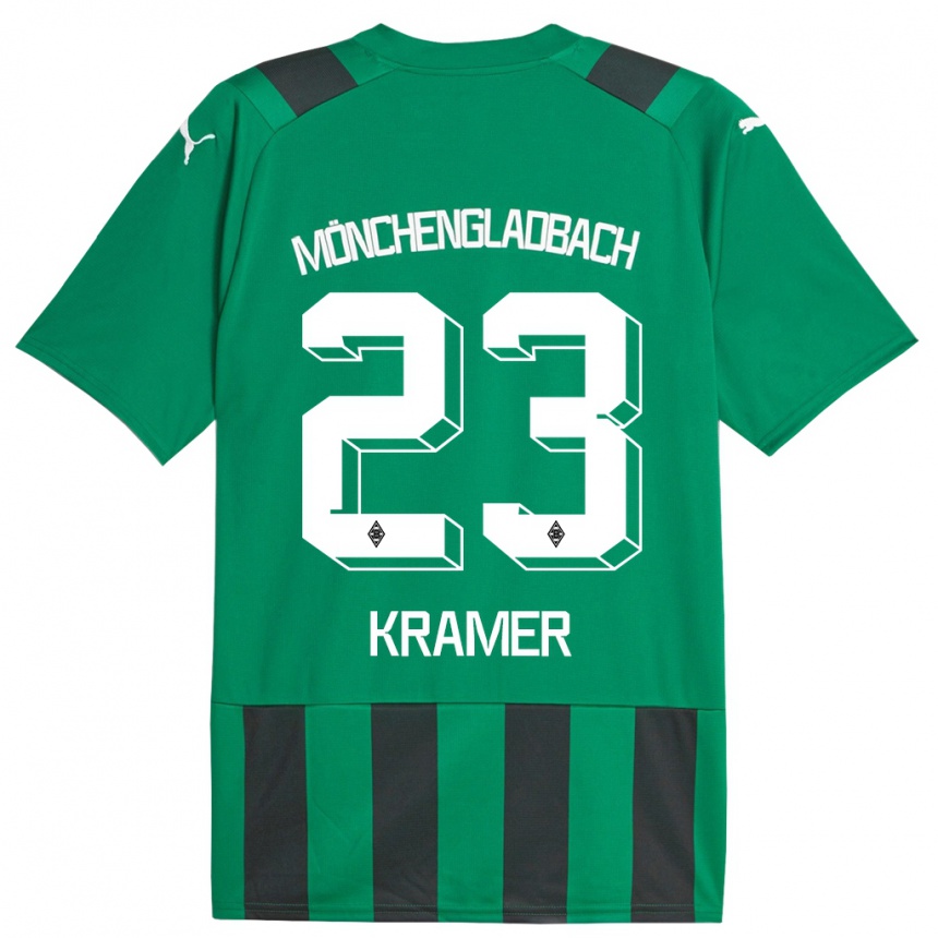 Mujer Fútbol Camiseta Christoph Kramer #23 Verde Negro 2ª Equipación 2023/24