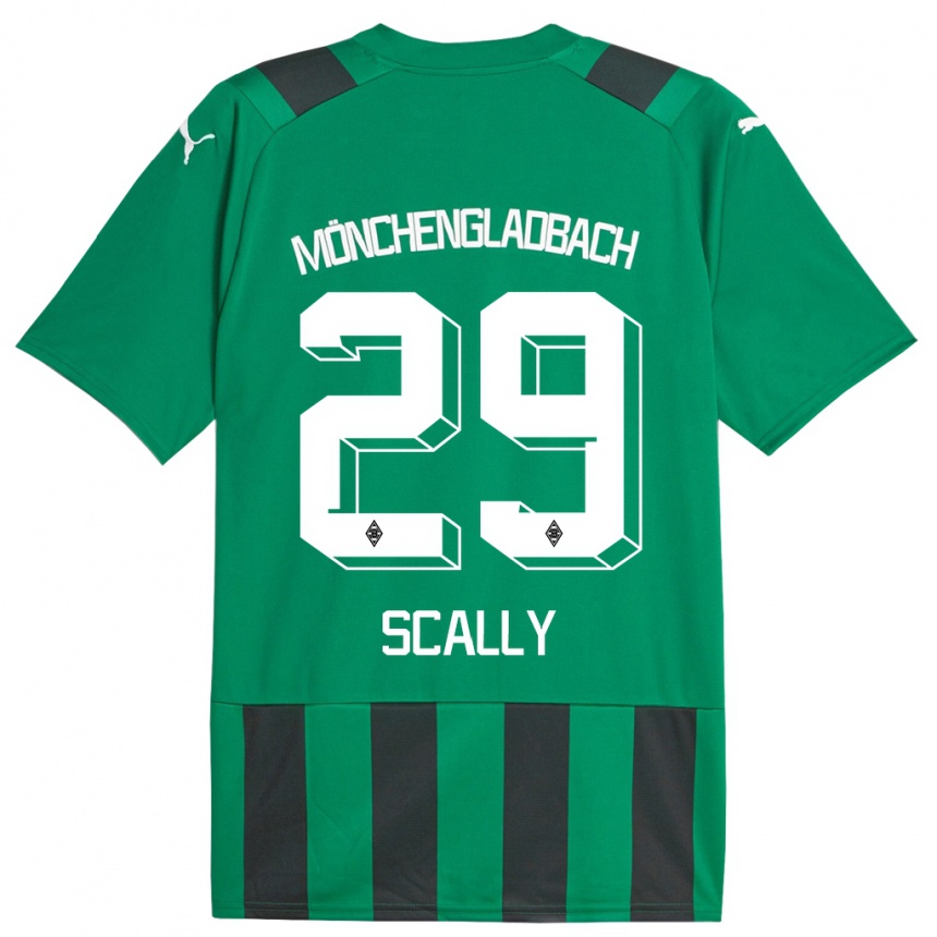 Mujer Fútbol Camiseta Joe Scally #29 Verde Negro 2ª Equipación 2023/24