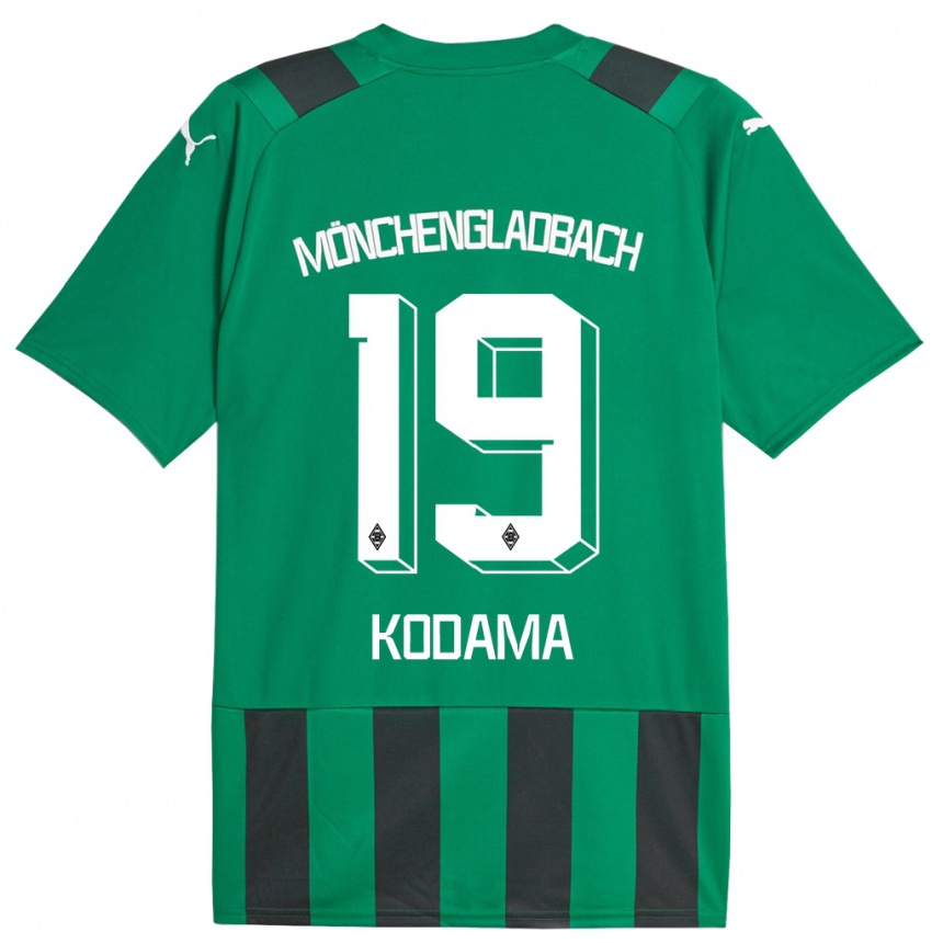 Mujer Fútbol Camiseta Keiko Kodama #19 Verde Negro 2ª Equipación 2023/24