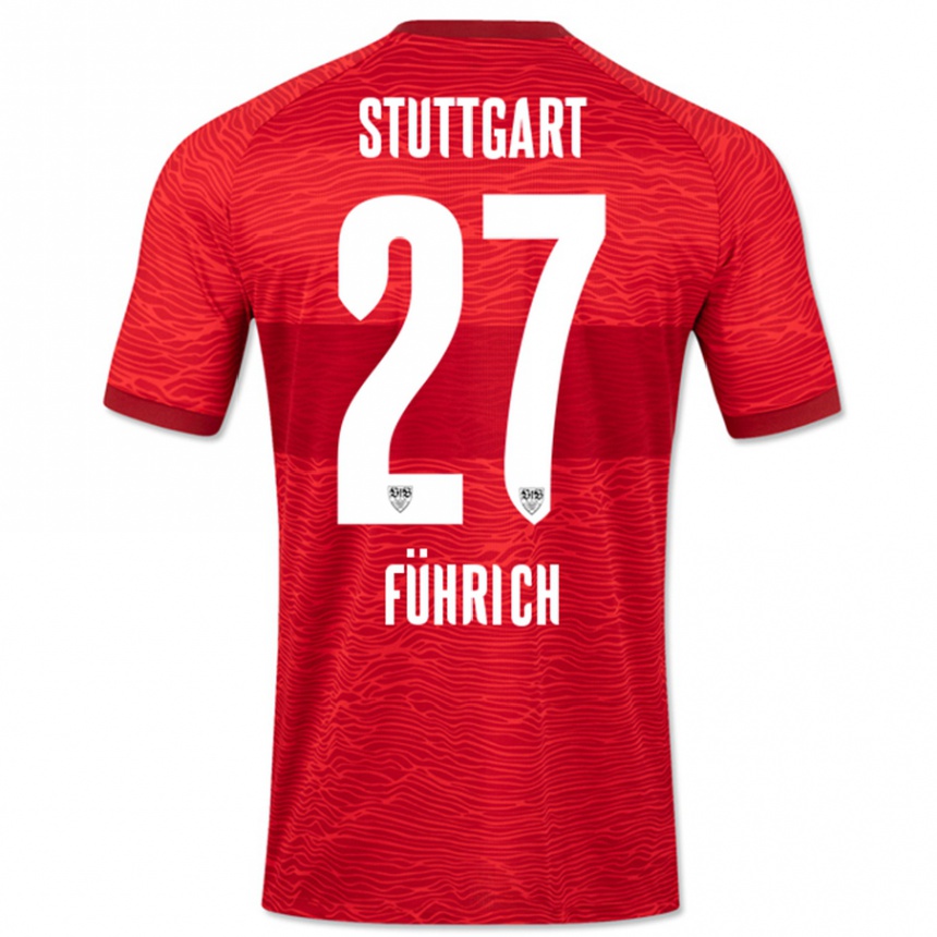 Mujer Fútbol Camiseta Chris Führich #27 Rojo 2ª Equipación 2023/24