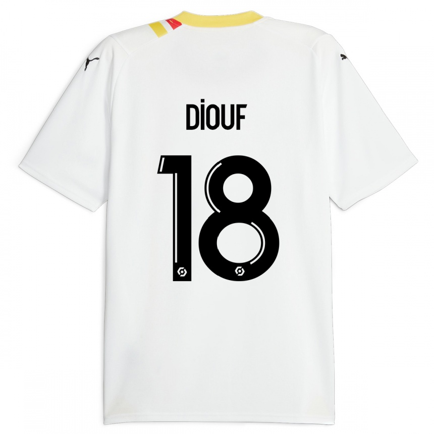 Mujer Fútbol Camiseta Andy Diouf #18 Negro 2ª Equipación 2023/24