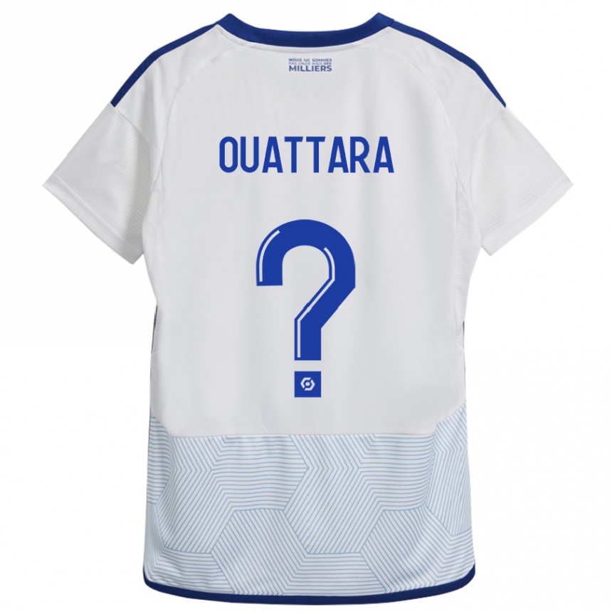 Mujer Fútbol Camiseta Abdoul Ouattara #0 Blanco 2ª Equipación 2023/24