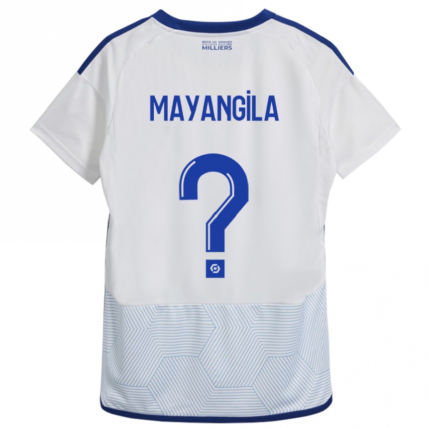 Mujer Fútbol Camiseta Ryan Tutu Mayangila #0 Blanco 2ª Equipación 2023/24