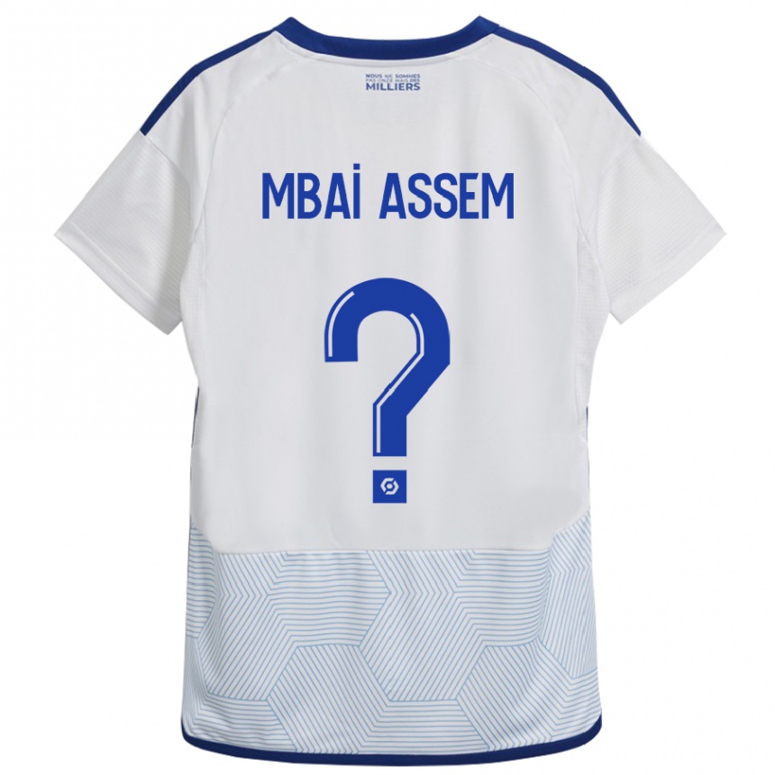 Mujer Fútbol Camiseta Chris Mbaï-Assem #0 Blanco 2ª Equipación 2023/24