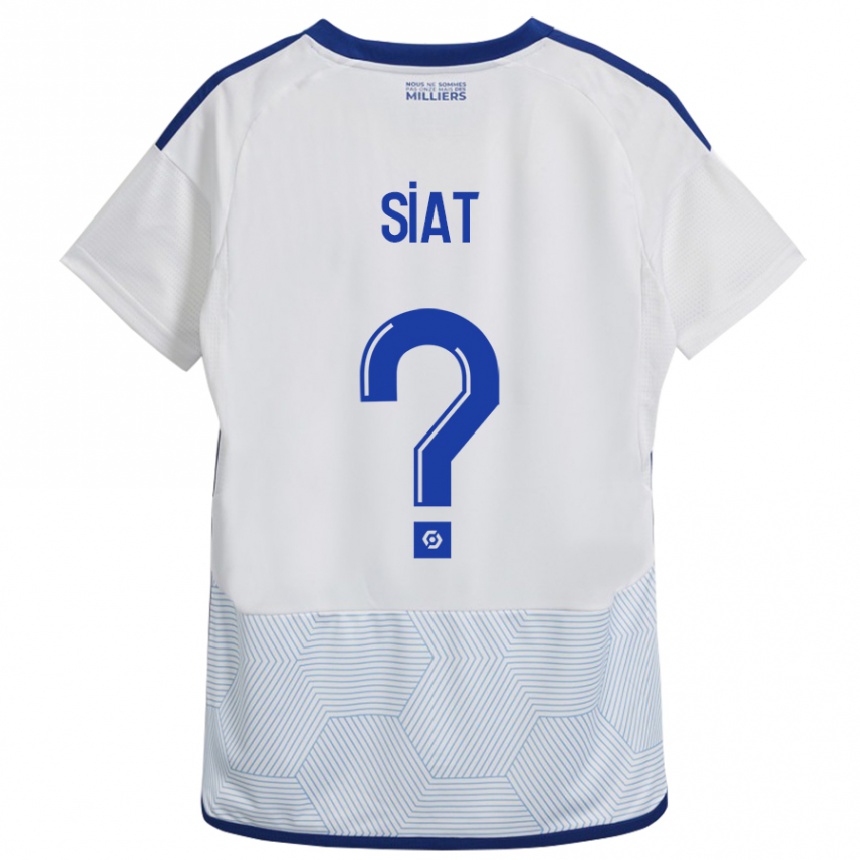 Mujer Fútbol Camiseta Victor Siat #0 Blanco 2ª Equipación 2023/24