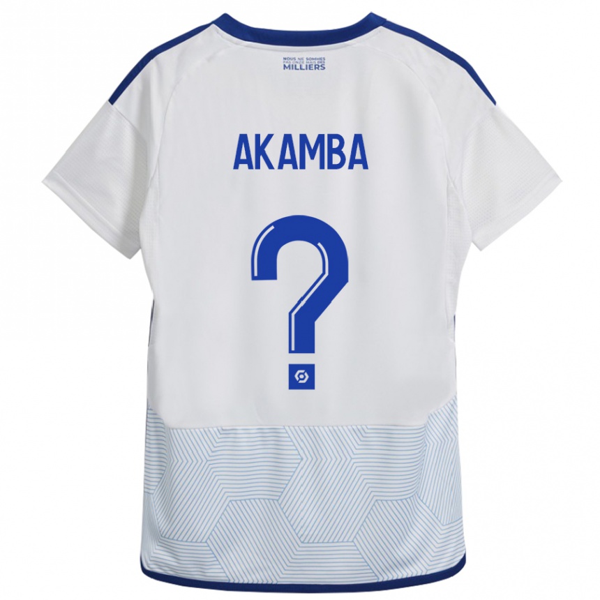 Mujer Fútbol Camiseta Fred Akamba #0 Blanco 2ª Equipación 2023/24