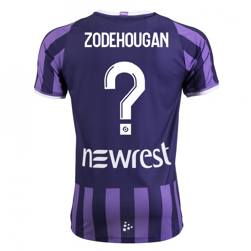 Mujer Fútbol Camiseta Yanis Zodehougan #0 Morado 2ª Equipación 2023/24