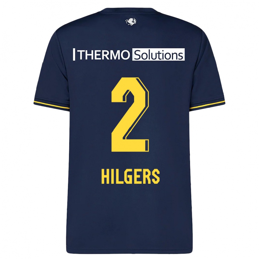 Mujer Fútbol Camiseta Mees Hilgers #2 Armada 2ª Equipación 2023/24