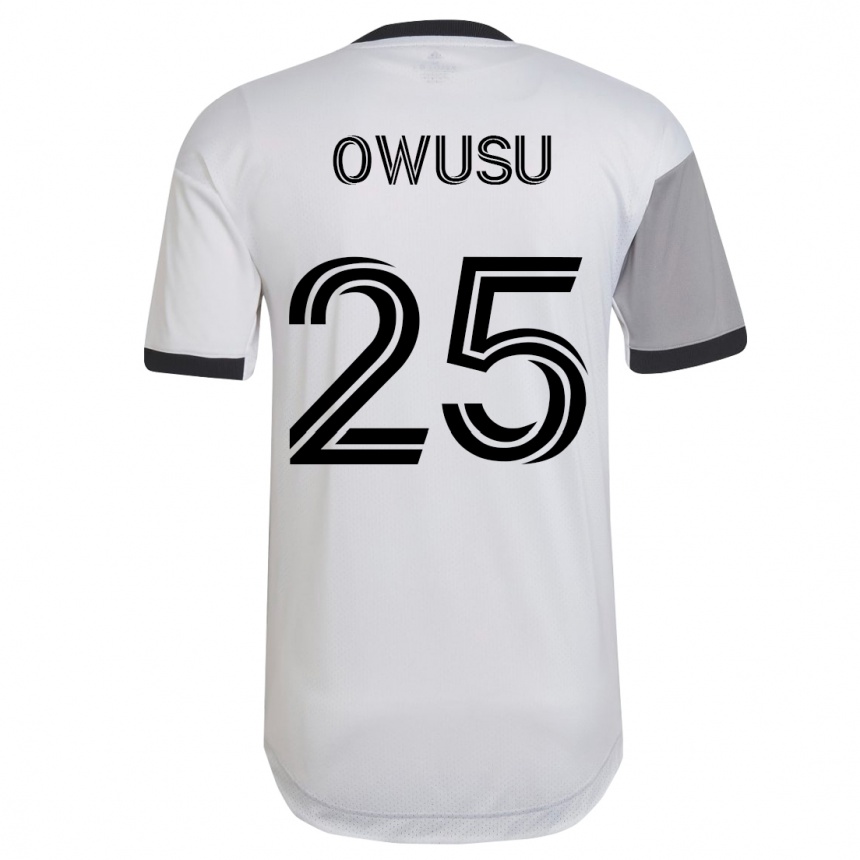 Mujer Fútbol Camiseta Prince Osei Owusu #25 Blanco 2ª Equipación 2023/24