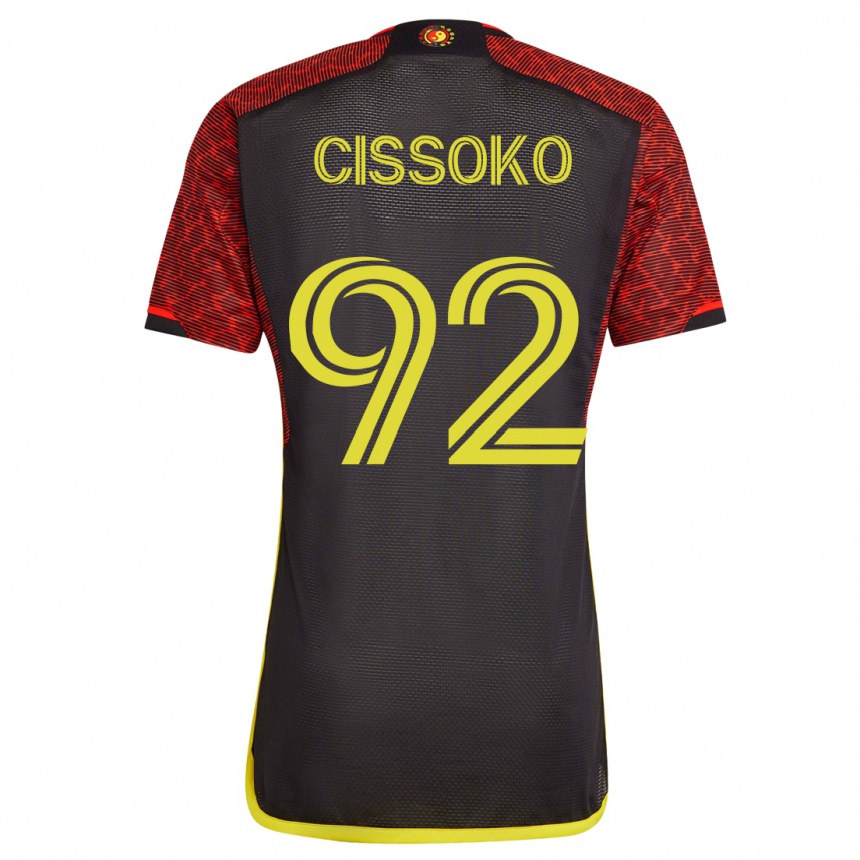 Mujer Fútbol Camiseta Abdoulaye Cissoko #92 Naranja 2ª Equipación 2023/24