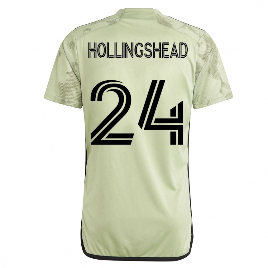 Mujer Fútbol Camiseta Ryan Hollingshead #24 Verde 2ª Equipación 2023/24