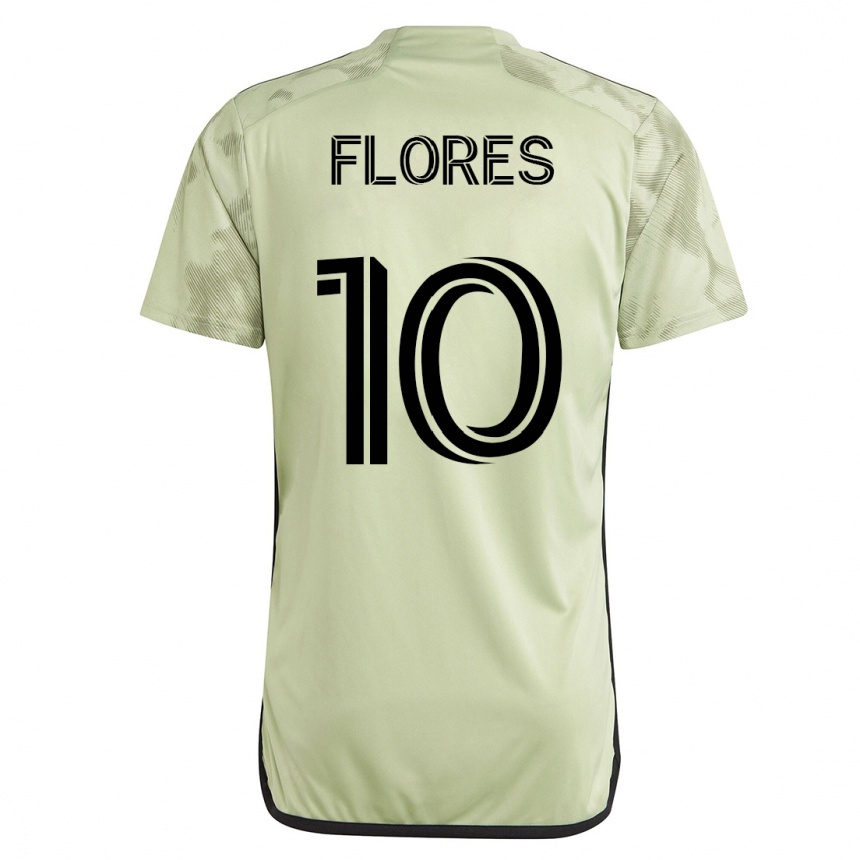 Mujer Fútbol Camiseta Leonardo Flores #10 Verde 2ª Equipación 2023/24