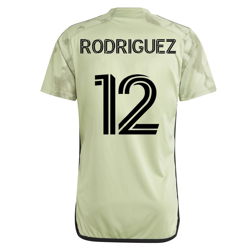 Mujer Fútbol Camiseta Jeremi Rodríguez #12 Verde 2ª Equipación 2023/24