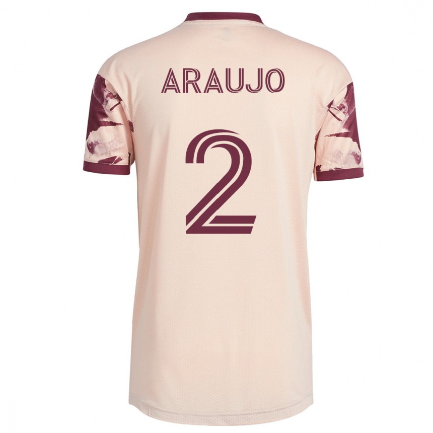 Mujer Fútbol Camiseta Miguel Araujo #2 Blanquecino 2ª Equipación 2023/24