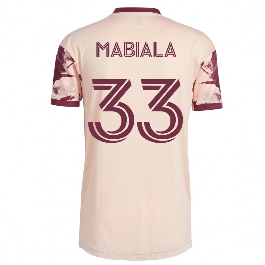 Mujer Fútbol Camiseta Larrys Mabiala #33 Blanquecino 2ª Equipación 2023/24