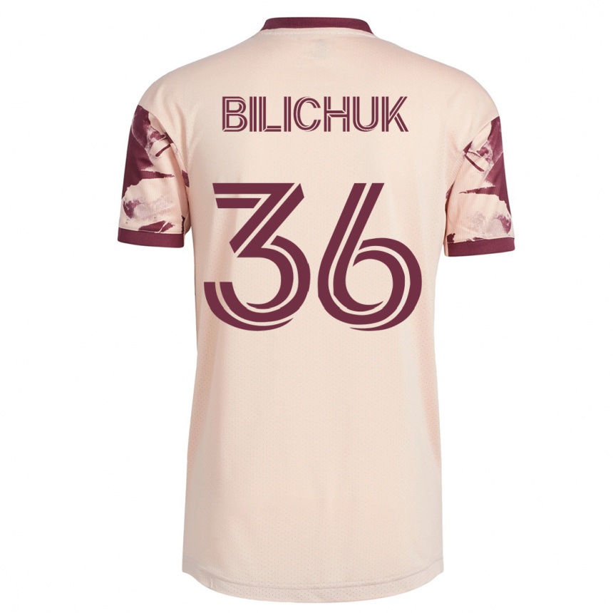Mujer Fútbol Camiseta Ryan Bilichuk #36 Blanquecino 2ª Equipación 2023/24