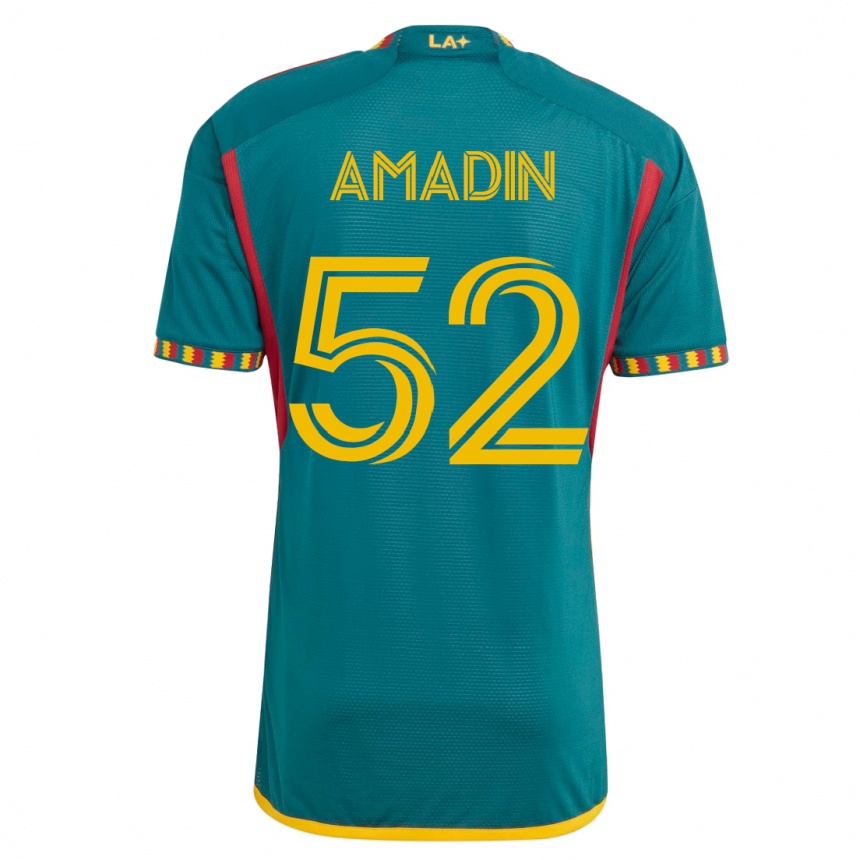 Mujer Fútbol Camiseta Elijah Amadin #52 Verde 2ª Equipación 2023/24
