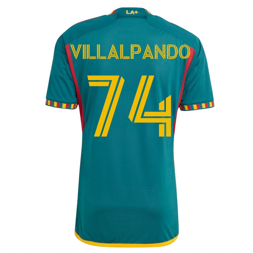 Mujer Fútbol Camiseta Sergio Villalpando #74 Verde 2ª Equipación 2023/24