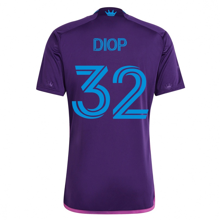 Mujer Fútbol Camiseta Hamady Diop #32 Violeta 2ª Equipación 2023/24