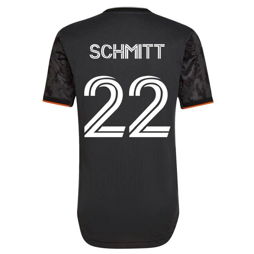 Mujer Fútbol Camiseta Tate Schmitt #22 Negro 2ª Equipación 2023/24