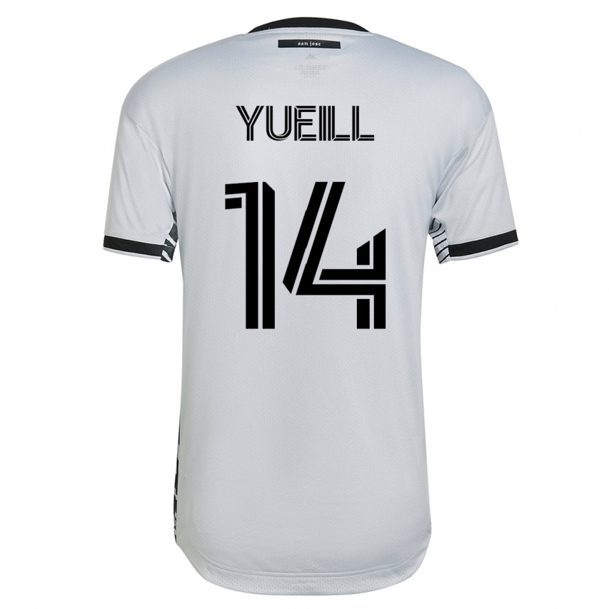 Mujer Fútbol Camiseta Jackson Yueill #14 Blanco 2ª Equipación 2023/24