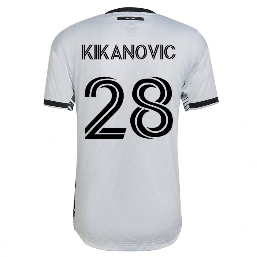 Mujer Fútbol Camiseta Benjamin Kikanovic #28 Blanco 2ª Equipación 2023/24