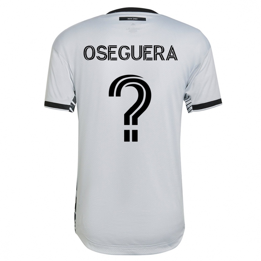 Mujer Fútbol Camiseta Kevin Oseguera #0 Blanco 2ª Equipación 2023/24