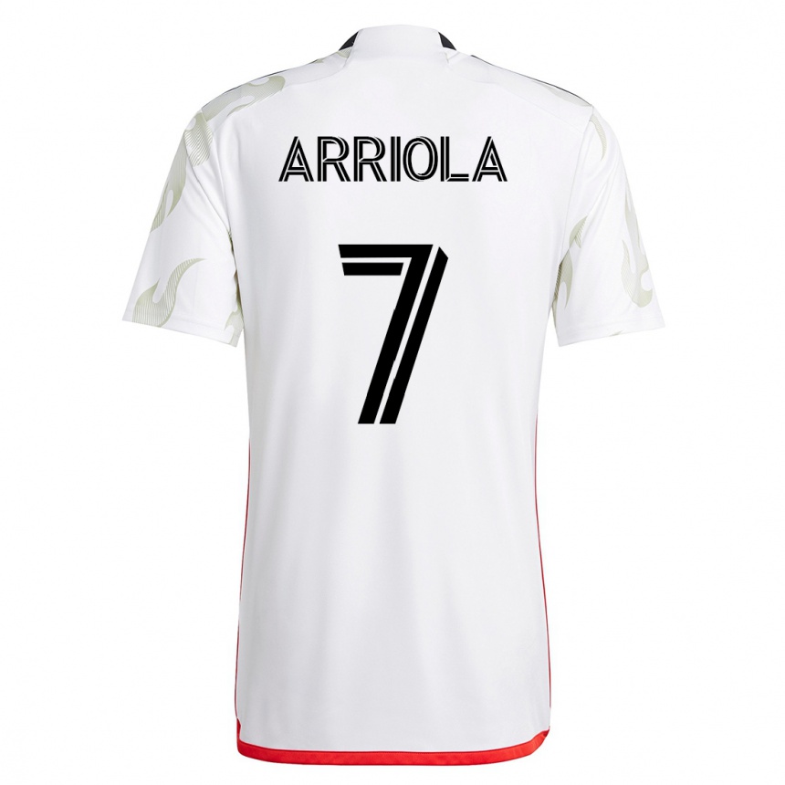 Mujer Fútbol Camiseta Paul Arriola #7 Blanco 2ª Equipación 2023/24