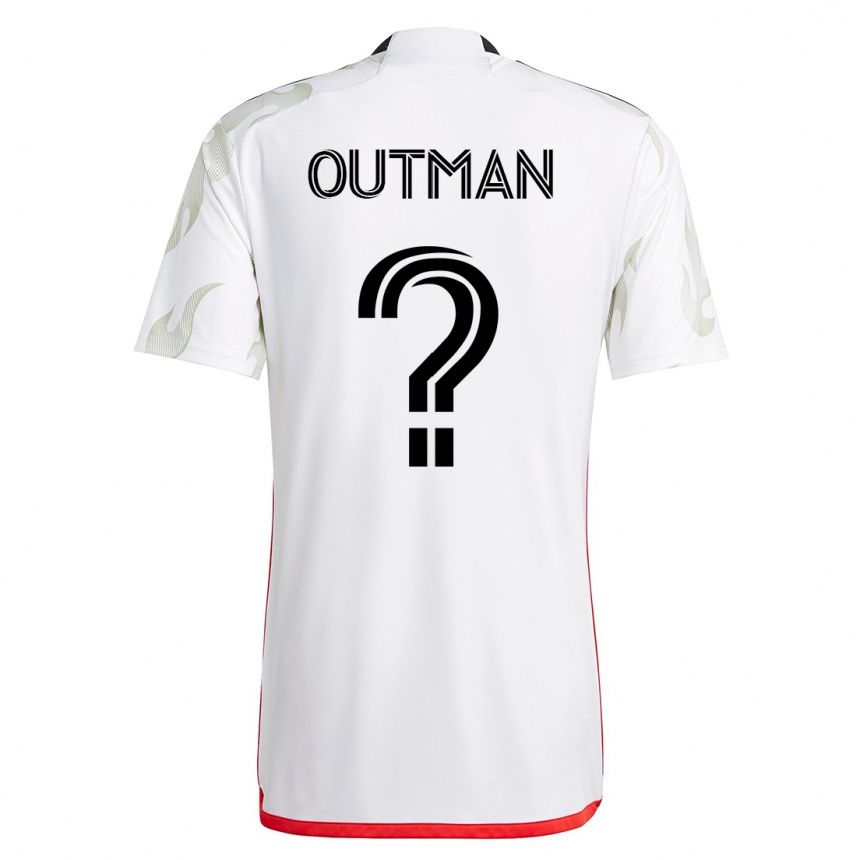 Mujer Fútbol Camiseta Bryce Outman #0 Blanco 2ª Equipación 2023/24
