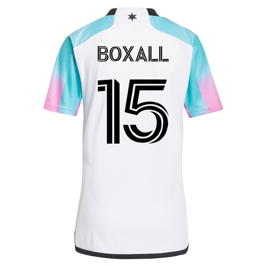 Mujer Fútbol Camiseta Michael Boxall #15 Blanco 2ª Equipación 2023/24